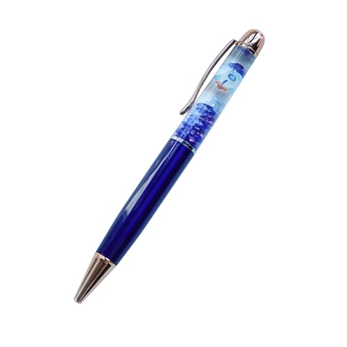 Image of Rocket Fun Pens Cute Floater Floating Liquid Writing Journaling Office Pen Unique Present Gifts