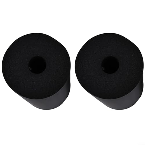 2 unidades de almohadillas de espuma para pies, recambios suaves para rodillos, bancos de pesas, extensión de piernas, equipos de fitness, running, yoga y gimnasio (220 mm) miniatura 3