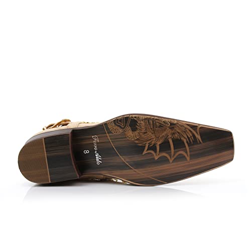 Image of Ferro Aldo Men's Western Boot Collection | Casual & Dress Ankle Boots in Cowboy, Chelsea, & Biker Styles for Men