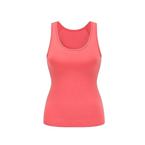Image of Womens Modal Built-in Bra Padded Camisole Yoga Tanks Tops