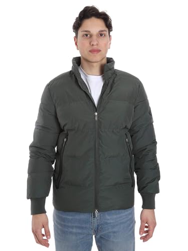 Doudoune Gaudi Vert pour homme veste d'hiver imperméable rembourrée chaude style décontracté