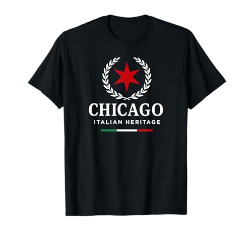 Chicago Italian American Heritage Italy T-Shirt