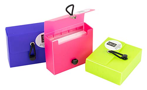 Stylex 49101 - Karteikartenbox DIN A8, mit 5 Fächern inklusive 100 linierte FSC Karteikarten, in 6, Wiederholen und Üben von neuen und Alten Vokabeln, sortierter Artikel