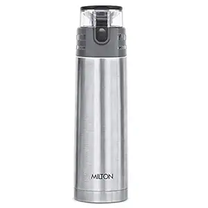 Milton Atlantis 900 Thermosteel Hot and Cold Water Bottle, 750 ml, Silver