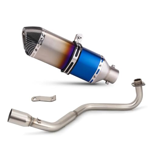 Collecteur échappement GROM anti-corrosion silencieux connexion complet