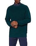 rundhalspullover von esprit ESPRIT Herren 090EE2I301 Pullover, 387/BOTTLE Green 3, L