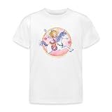 Als Dank für die Rettung des Eislandes wurde Prinzessin Lillifee das weiße Einhorn Rosalie geschenkt. Ein offizielles Lizenzprodukt aus der Prinzessin Lillifee Kollektion von Spreadshirt.