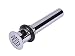 Dearborn 760-1 Semi-Cast Grid Patent Overflow Plug w/ 1-1/4" x 6" - 17 Ga. Tailpiece, for installation in most commercial applications.