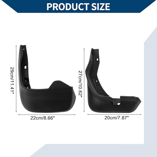 Image of Mud Flaps Splash Guards W /Mount Accessories for Honda Fit Jazz (Hatchback) 2003-2007 Front & Rear Mud Guards