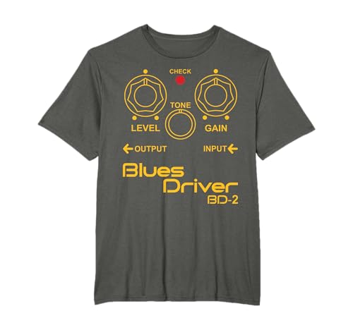 Blues Driver Pedal Guitarra Pedal Music Lover Camiseta