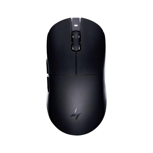 Image of ATK Dragonfly A9 Ultimate+ Wireless Gaming Mouse, PAW3955 Master Sensor, DPI up to 50,000, 55g Lightweight, 8K Polling, 800 Hr Battery Life, All-New Nano Coating, Dual-Mode 2.4G /Wired - Black