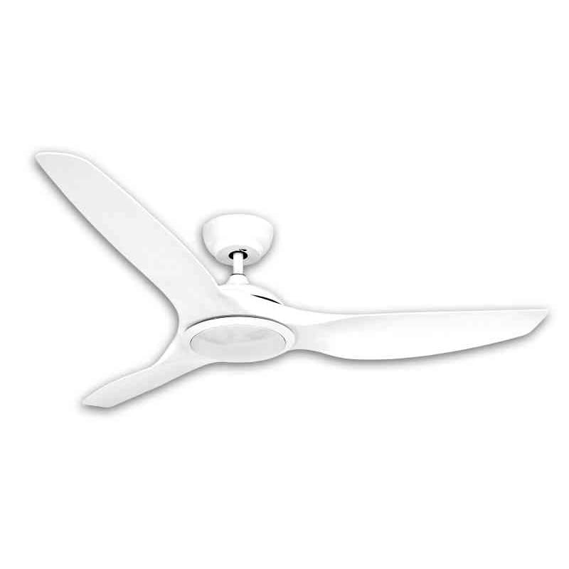 CFG 1808 Ventilatore ALBATROS, Diametro ø 132 cm, Agitatore 3 Pale, Luce a Led, con Telecomando, DC (Motore a Corrente Continua), Bianco