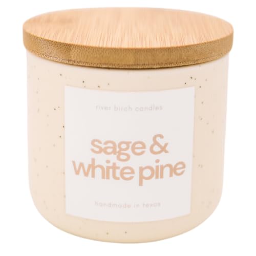 River Birch Candles Sage + White Pine Scented...