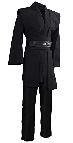 GOLDSTITCH Men’s Hooded Knight Tunic Robe, Fancy Cool Cosplay Costume