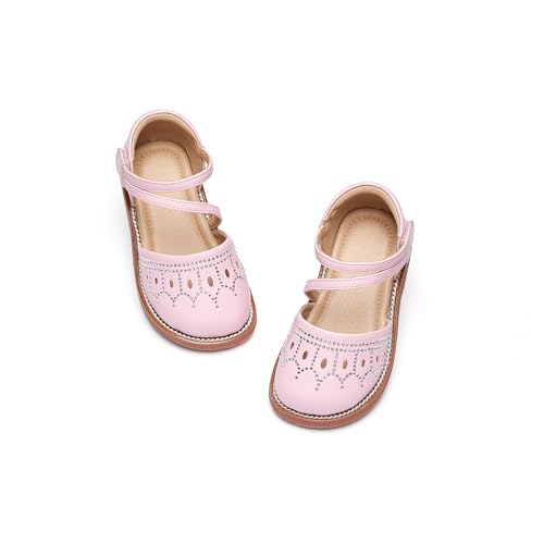 Image of Flaryzone Girls Sandals Closed Toe Summer Flats Dress Sandals Shoes Toddler /Little Kid