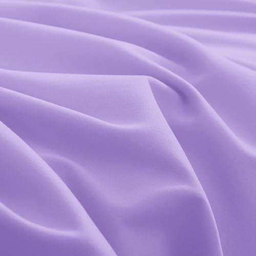 Image of Mocassi Luxury 6-Piece Sheet Set, Ultra Soft 1800 Premium Hotel Quality Microfiber Sheet Set, Fits Mattresses Up to 18 to 24 Inches Extra Deep Pocket - Breathable and Secure Fit, Full, Lavender