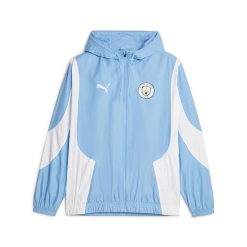 PUMA Men's Soccer Manchester City 23/24 Pre-Match Woven Anthem Jacket - rainCELL, warmCELL, windCELL Technologies (as1, Alpha, l, Regular, Regular)