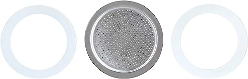 Stovetop Espresso Maker Replacement Silicone 4 Cup Size Gasket Seals And Filter Screen For Easyworkz Moka Pot #TOP4
