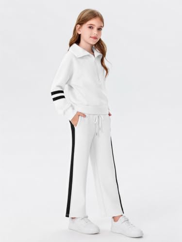 Image of Haloumoning Girls Sweatsuit 2 Piece Zip Long Sleeve Sweat Outfits