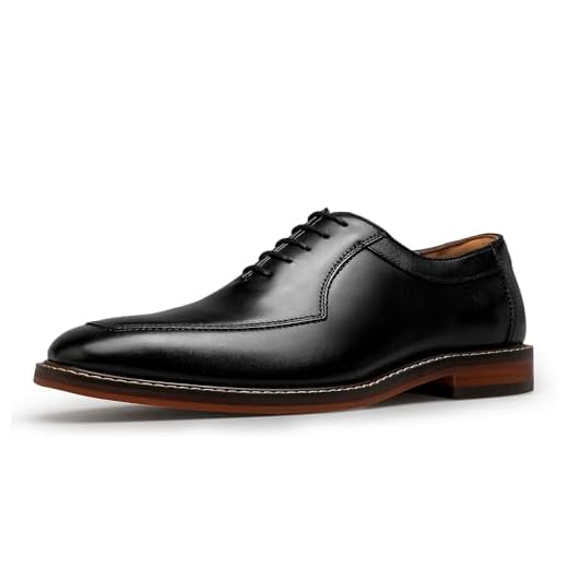 Sapato social masculino de couro genuíno Oxford para homens, clássico, confortável, formal, negócios, cadarço sem vincos, sapatos sociais masculinos, Preto, 39