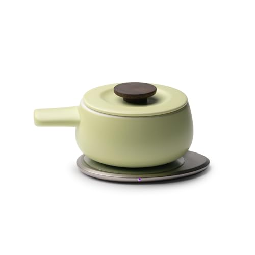Fondi - Juego de fondue autocalentable (verde verde)