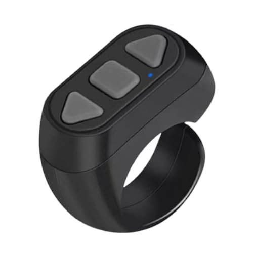 Mando a distancia para teléfono, anillo de desplazamiento, anillo de desplazamiento automático, 3 teclas, control remoto inalámbrico para giro de página recargable, tablet, teléfono celular, portátil
