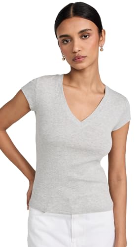 T-Shirt à col en V Faye 1x1 Splendid pour femme basique chic et extensible
