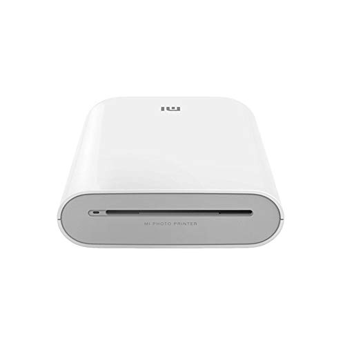 Xiaomi tragbarer Fotodrucker 300dpi Pocket Mini AR Bilddrucker mit DIY Share 500mAh Bilddrucker Zink Papierdrucker, Weiss, a8, TEJ4018GL