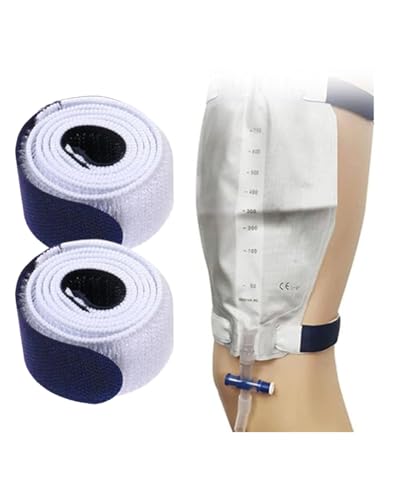 BNREOZA 2 Pcs cinghie per sacca urinaria,cinghie per sacca da gamba,supporto per sacca urinaria,cinghie per supporto catetere,cinghie per supporto catetere,stabilizzatore per catetere sacca urinaria