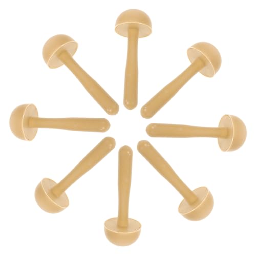 HAPINARY Mushroom Tool Set 10pcs Plastic Ink Roller Ideal for Art Printing and Craft Projects