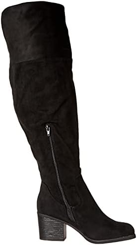 Journee Collection Women's Knee Boots, Black, 9 | Image 5