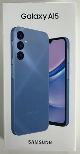 Samsung Galaxy A15 16,5 cm (6.5') Double SIM hybride Android 14 4G USB Type-C 4 Go 128 Go 5000 mAh Bleu, Schwarz