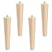 Produktbild Sotech 4er Set Möbelfüße Buche roh H 200 mm/konisch Ø 45/25 mm mit Gewindestift M8