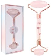 Raffaello Jade Roller for Face, Face Roller Redness Reducing Skin Care Tools, Natural Pink Facial...