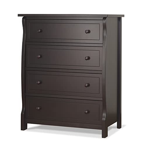 Image of Sorelle Princeton 4 Drawer Chest Espresso, Crib