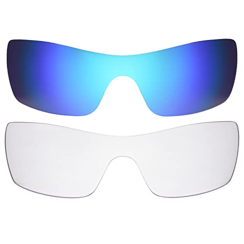 Verres Oakley Batwolf anti éblouissement bleu transparent polarisé