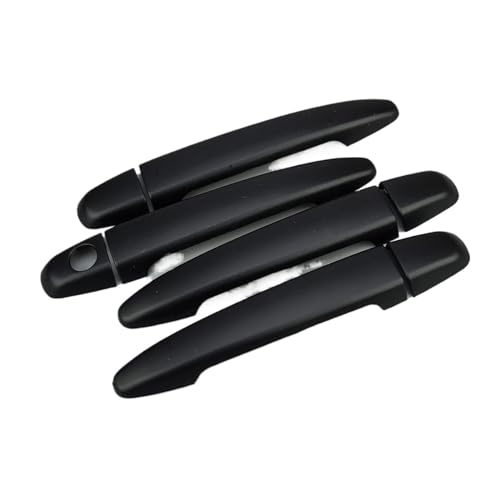 Couverture poignée porte extérieure plastique noir anti-rayures