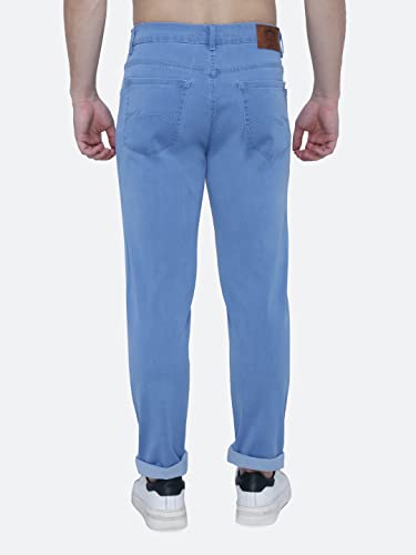 Image of Strechable Denim Regular Fit Mid Waist Light Weight Soft Feel Stretchable Denim Jeans Pant for Men