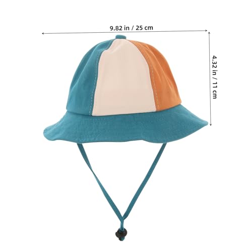FRCOLOR Adjustable Sun Protection Hat Cute Cotton Fisherman Bucket Hat for Outdoor Summer Fun Breathable Mesh Design UV Protection2