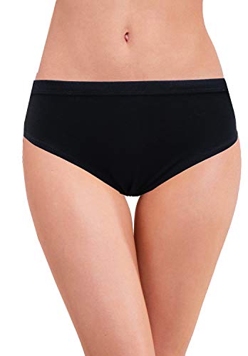 Image of RC. ROYAL CLASS Women Cotton Plain Solid Hipster Multicolored Panty - (Pack of 6)