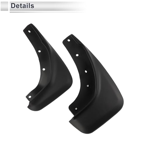 Image of X AUTOHAUX 1set Front and Rear Mud Flaps Splash Guards Mud Guards for Volvo S40 2008-2012 W /Mount Accessories
