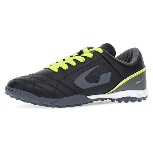 GEMS TFM01-1016 Scarpa TORNEO X Unisex, Nero/Antracite/Giallo EU 43