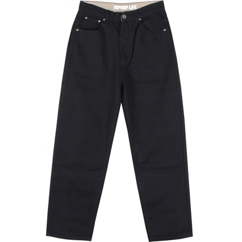 Men's Classic Baggy Jeans Hip Hop Streewear Jeans Casual Dance Jogging Trousers Loose Fit Denim Pants2