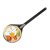 Pizzaschaufel | Perforierte Pizzaschaufel Paddel für Ofen | Perforierter Pizzaschieber | Home Pizza Turner Spinner mit abnehmbarem Griff, Verbrühschutz und rutschfest