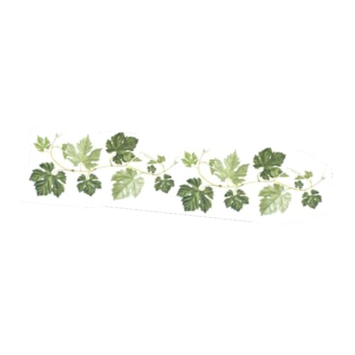 siduytin Pegatina de pared de hojas verdes con patrones vibrantes únicos que transforman las paredes del hogar con un impresionante mural hojas verdes colgantes estilo moderno.