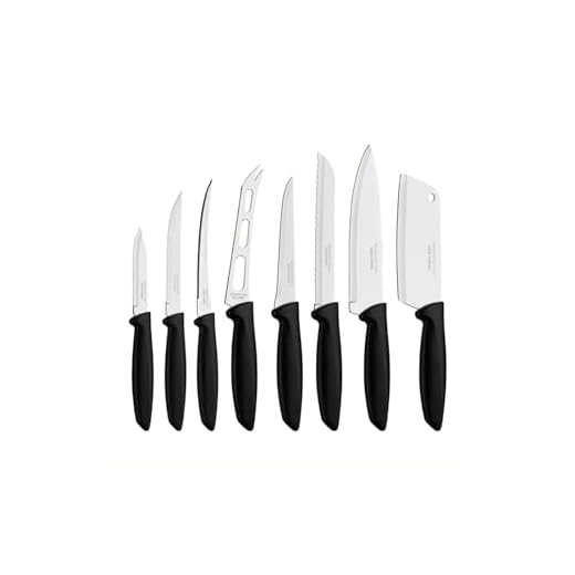 Jogo de Facas 8 Peças Plenos TRAMONTINA CUTELARIA Preto