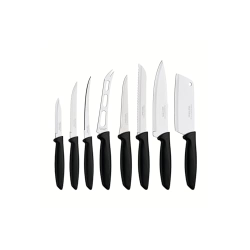 Jogo de Facas 8 Peças Plenos TRAMONTINA CUTELARIA Preto