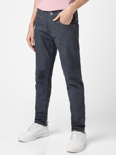 Image of Urbano Fashion Men's Slim Fit Mid Rise Washed Jeans Stretchable