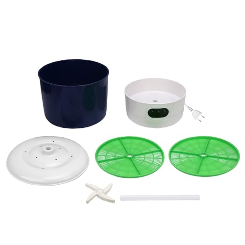 Tnfeeon Kit de Cultivo de Brotes de Soja, Fabricante de Brotes Automático Inteligente, 2 Capas, Gran Capacidad, PP, 20 W, Estaciones Aplicables, Primavera, Verano, Otoño, Invierno (Enchufe de la