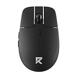 Redragon BM4162 Wireless Maus, Dual-Mode 2.4GHz/BT Maus, Leichtes Floating-Button-Design, Geräuschloser klick, 5 Einstellbare DPI bis zu 4000, Ergonomische Kompaktmaus für Mac & Windows